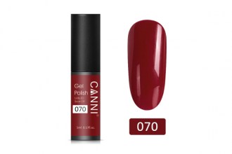 Canni 070 Gel polish, Royal Garnet (5ml)