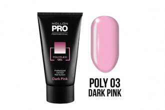 Mollon Pro Polyflexi Gel Color Dark Pink 03 (60ml)