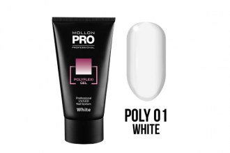 Mollon Pro Polyflexi Gel Color White 01 (60ml)