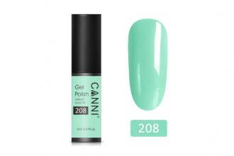Canni 208 Gel polish, Mint Green (5ml)