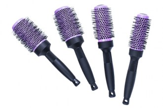 Hair Brush Violet d40mm