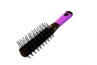 Hairbrush Double-Sided Flat, Violet