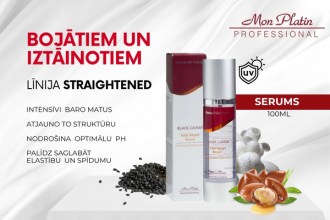 Mon Platin Black Caviar Serum for Straghtened Hair, 100ml