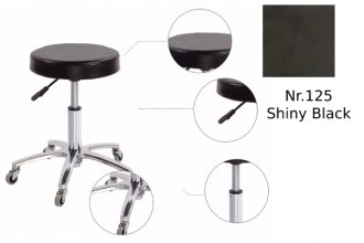 Salon Stool, 9260 (color:125, shiny black)
