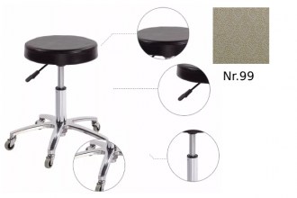 Salon Stool, 9260 (color:99, light brown)